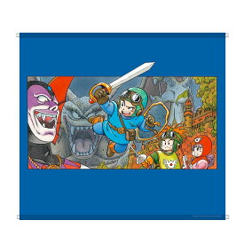 ドラゴンクエスト タペストリー ファミリーコンピュータ版「ドラゴンクエストII 悪霊の神々」パッケージ