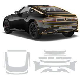 プロテクションフィルム 日産 フェアレディ Z RZ34型 2022-2024年に適合