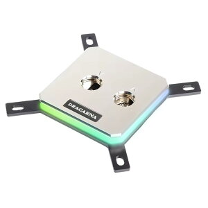 CPU�E�H�[�^�[�u���b�N 63x63mm �t�����^��RGB�E�H�[�^�[�N�[���[ AM4 AM5 CPU�\�P�b�g�p �� �A���~�j�E�� �A�N���� G1/4�X���b�h 0.4mm�}�C�N���t�B�� 5V�V���t�H�j�[RGB�Ɩ�