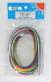 UL1007 耐熱ビニル絶縁電線 黒白赤黄緑青 各2m AWG18 2m 6色 UL1007 AWG18 2m X 6色