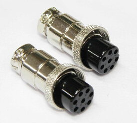 MIC-8P マイクコネクター 8ピン 2個セット