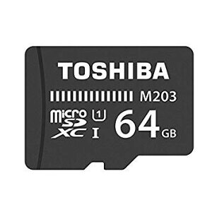 64GB microSDXC�J�[�h �}�C�N��SD EXCERIA M203 CLASS10 UHS-I R:100MB/s �C�O���e�[��