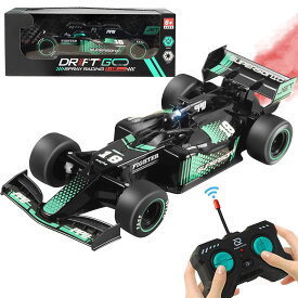 F1 リモコンカー 1:18 RCカー 男の子用 おもちゃ 6~8歳 モデル RC ドリフトカー ディスプレイ スケール 高速 高速 ホビー レーシングバッテリー 回転玩具 誕生日プレゼント 8~13歳