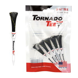 トルネードティ ゴルフティー ドラコン ブラック 3.25インチ 82mm 5本入り TT-325