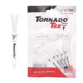 トルネードティ ゴルフティー ドラコン ホワイト 3.25インチ 82mm 5本入り TT-325