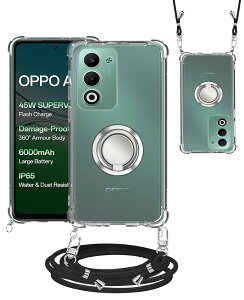 OPPO A5 5G 2025 �P�[�X �S���� �ی�J�o�[ �ԍڃz���_�[�Ή� �����O�t�� �X�^���h�@�\ �J�o�[ �񂩂� ���|�� �΂߂����P�[�X �G�A�o�b�O �X�}�z�P�[�X �ϏՌ� TPU �o���p�[ �X�N���[�� �J������