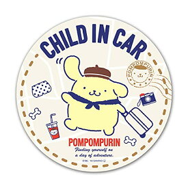マグネットステッカー スタンダードデザイン CHILD IN CAR CHILD丸型15cm