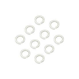 シルバー925 丸カン 外径6mm 線の太さ1mm 10個セット パーツ ハンドメイド 銀 パーツ引き輪留め具チェーンクラスプ アクセサリー