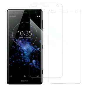 [2������] Xperia XZ2 / SO-03K / SOV37 �p �ی�t�B���� �ȒP�\��t�� ��ʕی� �\�t�g�t�B���� �C�A�Ȃ� ���h�~ ����h�~ �t�B���� �ϏՌ� �Ռ��z�� �����x �����ߗ� �ی�V�[�g �N���A�d�l
