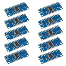 10個 CD74HC4067 16チャンネルアナログデジタルマルチプレクサブレークアウトボードモジュール 2V-6V マイクロコントローラー16デバイスRXライン用