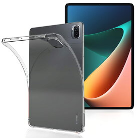 Xiao Mi Pad 5 Pro 2021 Mi Pad 5 用の保護ケース カバー ソフト TPU材質 半透明 プロテクターカバー 全面クリア 耐衝撃 薄型 指紋防止 滑り止め 適用 クリアケース