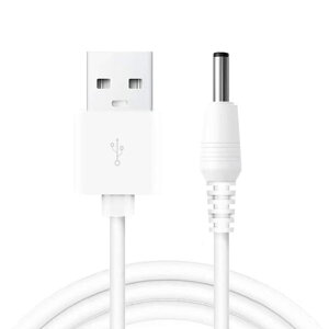 USB DC 3.5mm�P�[�u�� 50cm 5V DC�d���R�[�h USB DC 3.5mm x 1.35mm �o�����W���b�N�A�_�v�^�[ �R�l�N�^�[ �v���O �[�d�P�[�u�� �z���C�g