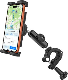woleyi スマホホルダー 車 アシストグリップ固定 Aピラー 携帯ホルダー トラック 取っ手取付け スマホホルダー