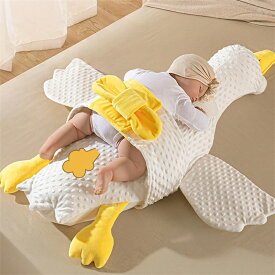 ベビー 睡眠枕 幼児用 排気枕 かわいい 柔らかい もちもち 白鳥 ピュアコットン 蝶結び 赤ちゃん