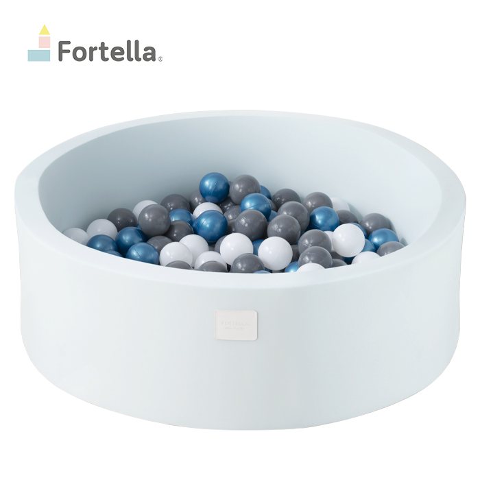 ＜今ならポイント10倍！＞ Fortella ボールプール カラーボール 200個付き 組立簡単 ボールハウス おもちゃ キッズプレイサークル  北欧風 室内遊具 人気 出産祝い プレゼント Fortella
