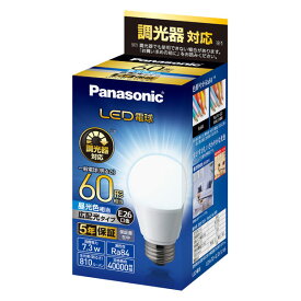 LDA7DGDSK6 Panasonic E26口金 5個セット 高質 LED電球 白熱球６０Ｗ相当 注目の