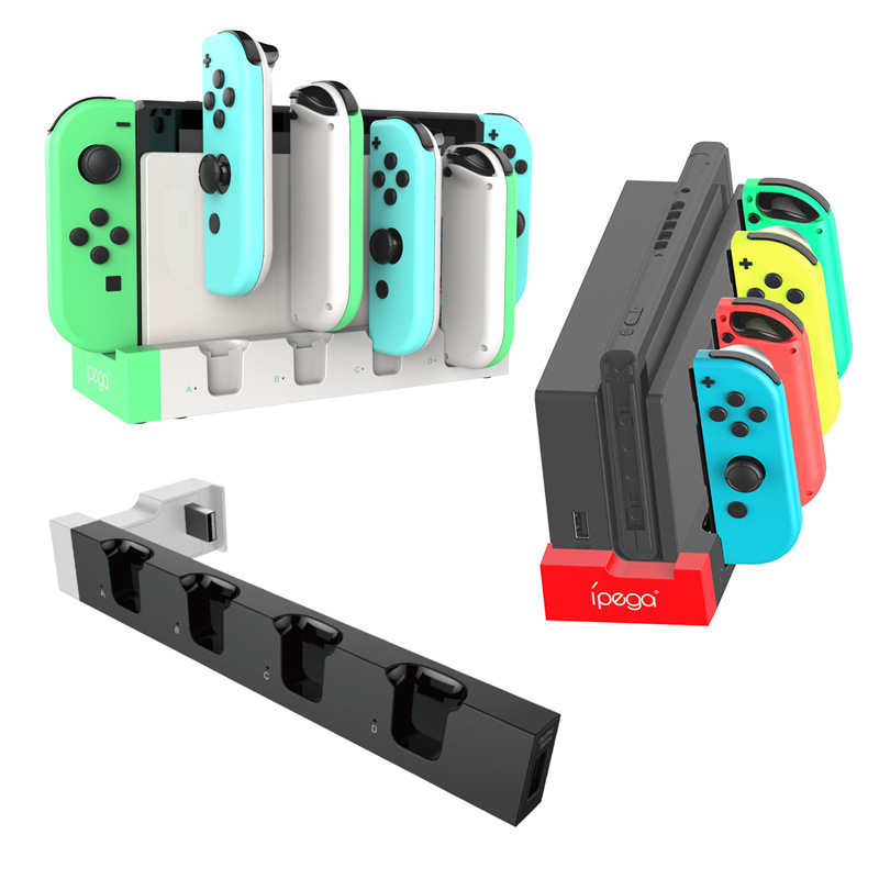 楽天市場】高評価! Nintendo Switch スイッチ ジョイコン 充電 収納 4