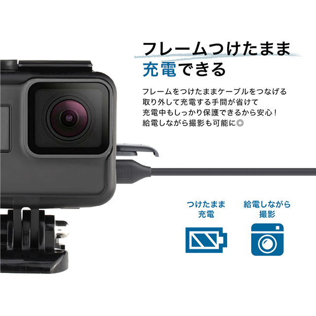 楽天市場】【楽天1位】GoPro HERO 5 6 7 Black用 保護フレーム 