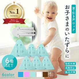 【楽天1位】 窓ストッパー 6個セット 転落防止 窓 引き戸 ロック 賃貸 子ども ペット 安全 剥がせる ストッパー 窓ロック 網戸ロック チャイルドロック 落下防止 両面テープ ベランダ 転落 落下 対策 防止 防犯 扉 網戸 子供 赤ちゃん 安全 いたずら防止 指はさみ防止 透明