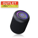 【アウトレット】Bluetooth スピーカー 防水 小型 おしゃれ お風呂 高音質 ポータブル ワイヤレス コンパクト LED ブルートゥース Bluetooth5.0 SDカード TypeC ハンズフリー スマホ iPhone ポータブル 充電しながら 手元 テレビ PC 展示品 父の日 実用 40s CW1LC