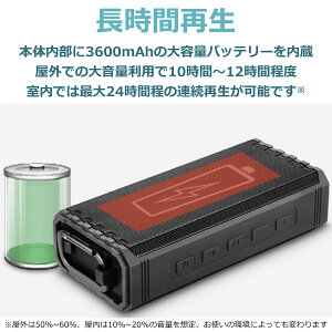 Bluetoothスピーカー防水重低音大音量高音質お風呂アウトドアポータブルワイヤレススピーカーSDカードiPhoneAndroid対応40sHW1