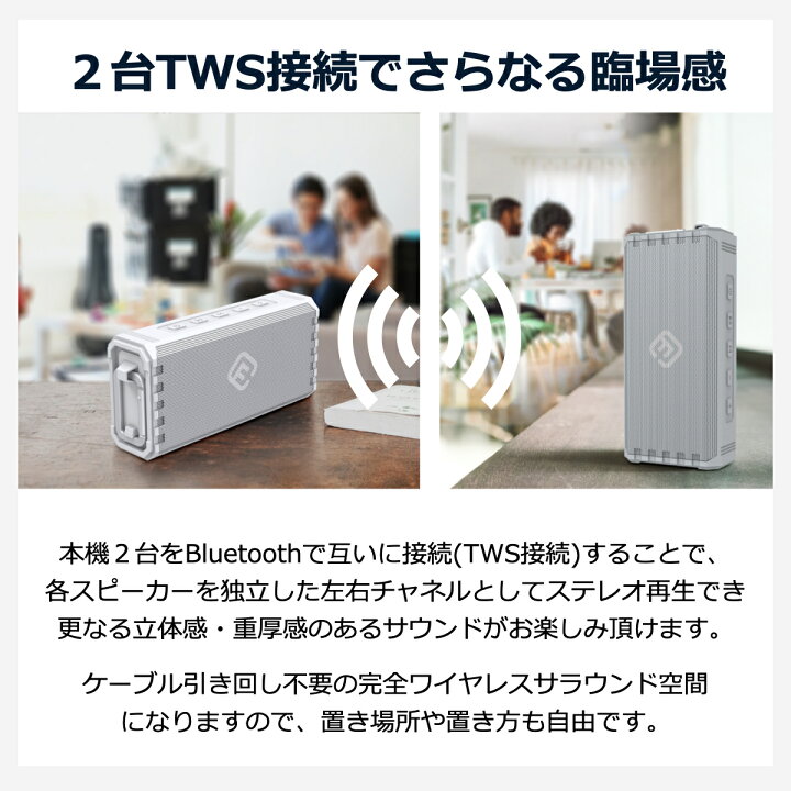 楽天市場 訳あり Bluetooth スピーカー ワイヤレス 防水 高音質 大音量 重低音 おしゃれ Sdカード ブルートゥース お風呂 キャンプ アウトドア 防塵 手元 車 ハンズフリー Iphone Android スマホ ポータブル ブルーツース Tws Pc テレビ用 40s Hw2 フォーティーズ