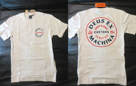 本物正規◆Deus ex Machina デウス◆Tシャツ ECLIPSE アイボリー/VINTAGE WHITE■新品 オーガニック コットン アメリカ購入