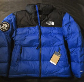 本物正規 ノースフェイス ダウン ジャケット 1992 RETRO NUPTSE 700FILL ■BLUE/黒■新品■ANNIVERSARYモデル アメリカ限定 メンズ The North Face CZ6