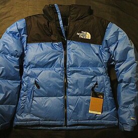 本物正規 ノースフェイス ダウン ジャケット NUPTSE 700FILL ■SUPER SONICBLUE■新品■1996 RETRO アメリカ限定 メンズ The North Face LV6