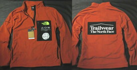 本物正規◆ノースフェイス◆フリース ジャケット POLARTEC TRAILWEAR■Rusted Bronze/黒■新品/FANTASY RIDGE 1/2ZIP アメリカ限定/ THE NORTH FACE ポーラテック