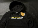 本物正規 ノースフェイス スウェット パーカー CITY HOODIE■NEW YORK CITY■BLACK 黒■新品/アメリカ限定■H17 裏地起毛 The North Face