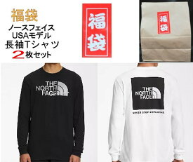 本物正規 ノースフェイス 福袋 長袖Tシャツ 2枚セット■新品■USA■ THE NORTH FACE / メンズ/ ロンT
