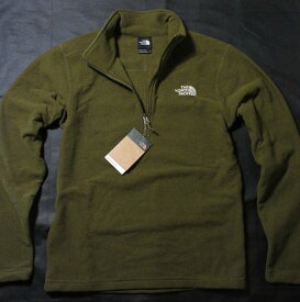 本物正規◆ノースフェイス◆ニット ハーフジップ フリース TEXTURE CAP ROCK■カーキ グリーン■新品 アメリカ限定/37U/MILITARY OLIVE/ THE NORTH FACE