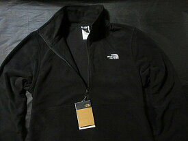 本物正規◆ノースフェイス◆ハーフジップ フリース GLACIER 1/2 ZIP■黒/TNF BLACK■新品 アメリカ限定/JK3/The North Face/メンズ