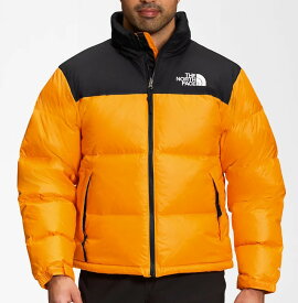 本物正規 ノースフェイス ダウン ジャケット 1996 RETRO NUPTSE 700FILL ■CONE ORANGE/黒■新品■アメリカ限定 メンズ The North Face 78M