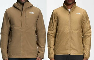 {K m[XtFCX 3in1 }Eep[J[ & HEATSEEKERȃ_E WPbg J[LCARTO TRICLIMATEUTILITY BROWN Vi 3WAY AJ Y 4R1 The North Face