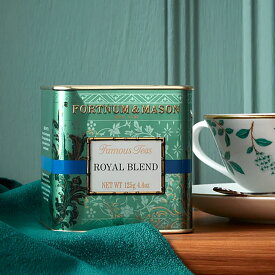 ＼公式店 新規オープン!／フォートナム&メイソン ロイヤルブレンド 茶葉 250g 125g 缶入り リーフティー 紅茶 高級　英国王室御用達 Fortnum&Mason ギフト プレゼント 女性 お祝い 内祝い 結婚祝い 誕生日 お返し 香典返し 贈り物 おしゃれ 手土産 アフタヌーンティー