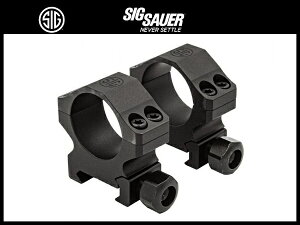 SIG SAUER ALPHA1 �X�R�[�v�}�E���g�����O 30mm LOW �y�u���b�N�z SOA10011