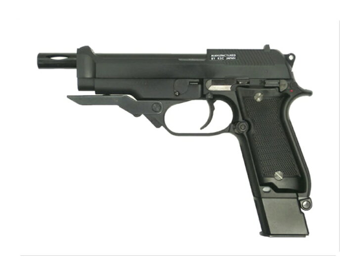楽天市場】KSC ガスガン M93RC BK ガスブローバックハンドガン本体 