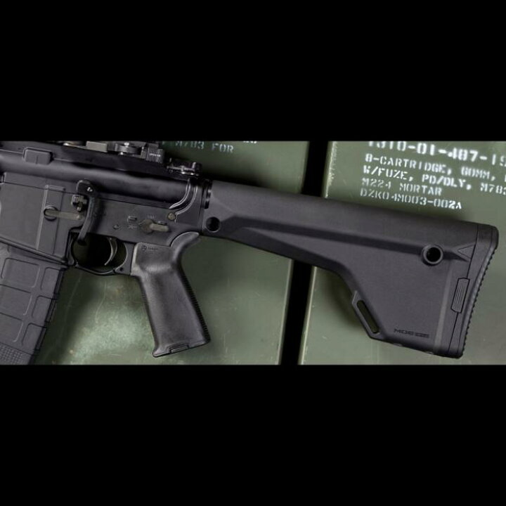 楽天市場】MAGPUL 実物 MOE ライフルストック AR10/ AR15/ M4/ M16 