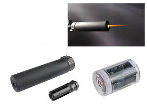 Airsoft Artisan �F SF�^�C�v SOCOM556-RC�T�v���b�T�[ BK /4-Prong�t���b�V���n�C�_�[�Z�b�g + 5KU: bbp-32 �}�Y���t���b�V���g���[�T�[���j�b�g