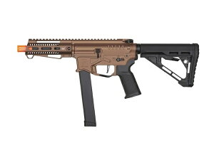 LANCER TACTICALiT[^NeBJj ZION ARMS PW9 Mod 1 Airsoft Rifle with Delta Stock (R&D Precision Licensed) BRONZE 18Έȏ ToQ[ e