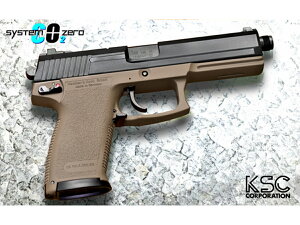 �y����i�zKSC MK23�\�[�R�� �^���J���[ ABS CO2�K�X�u���[�o�b�N�n���h�K���{�� 18�Έȏ� �T�o�Q�[ �e TAN