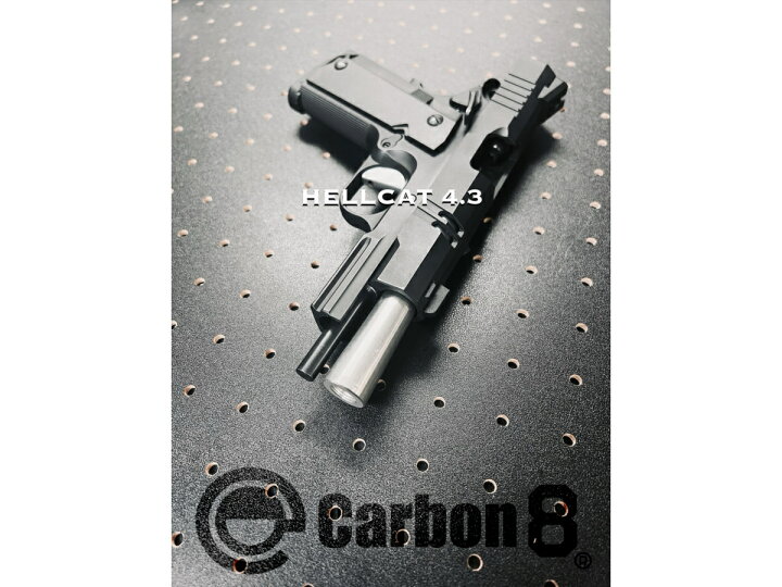 楽天市場】Carbon8(カーボネイト) Co2ガスガン HELLCAT 4.3 Co2ブロー 