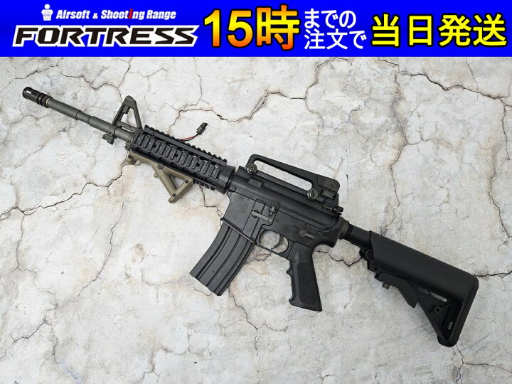 楽天市場】【中古】メーカー不明 電動ガン M4A1 メタルフレーム 18歳 