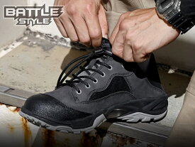 LAYLAX・Battle Style (バトルスタイル)【LayLax × Danner】コラボシューズ ATA-MIL U-BLACK ライラクス 靴 サバゲー サバイバルゲーム 服装 トレッキングシューズ アウトドア 黒色 ダナー