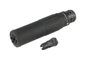 Airsoft Artisan CGS SCI-SIX �^�C�v �_�~�[�T�C�����T�[ & 3Prong �t���b�V���n�C�_�[�Z�b�g 14mm�t�l�W BK�@18�Έȏ� �T�o�Q�[ �e