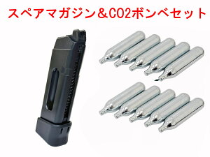 y{̓wzBATON Airsoft GLOCK G19 CO2 12g}KW GLOCKCZX + CO2{x 10{Zbg