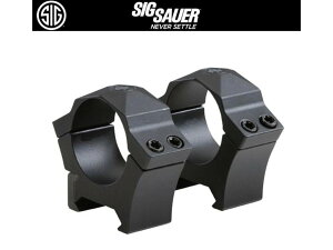 SIG SAUER: SOA10007 25mm ALPHA1 ScopeRing STEEL BK Med