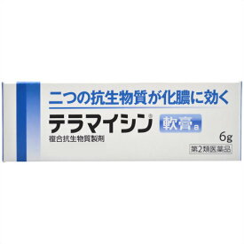 【第2類医薬品】テラマイシン軟膏a 6g [【2個セット・メール便(送料込)】※代引・日時・時間・同梱は不可。セルフメディケーション税制対象商品]